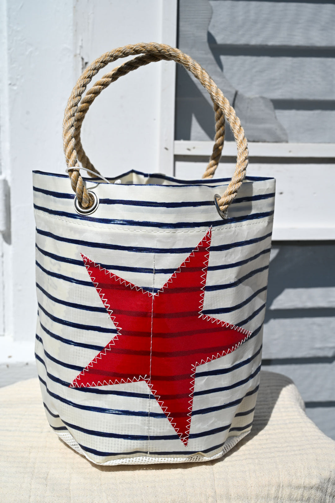 Sea Bag Tote-Beverage Bucket: Star & Stripe Beachcomber