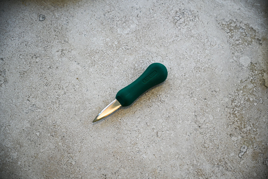 Oyster Knife-Green Plastc : Duxbury