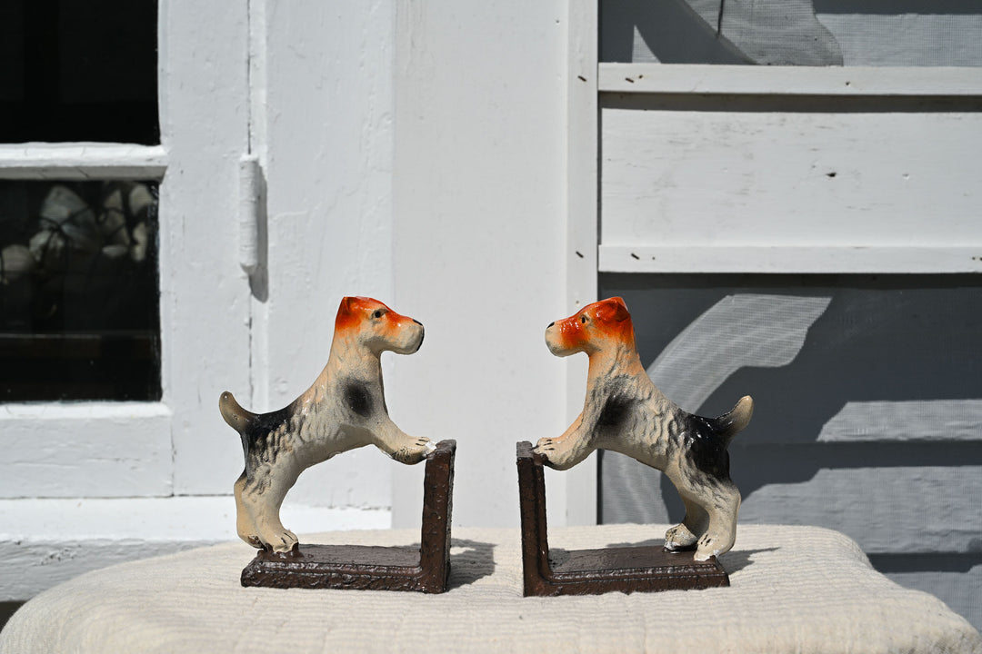 Cast Iron Terrier Bookends