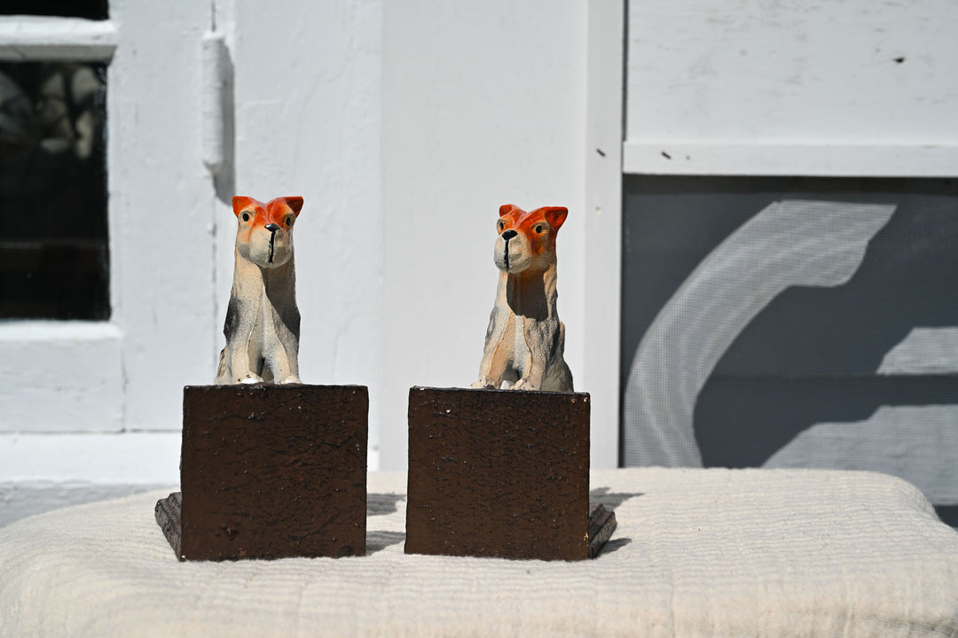 Cast Iron Terrier Bookends