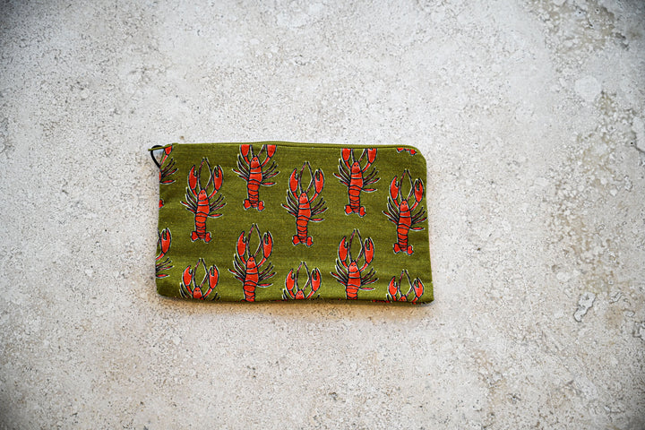 Lined Fabric Pouch