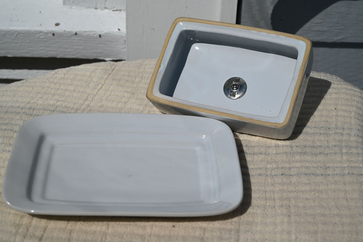 Butter Dish-Whale Stoneware